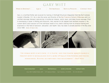 Tablet Screenshot of garywitt.com